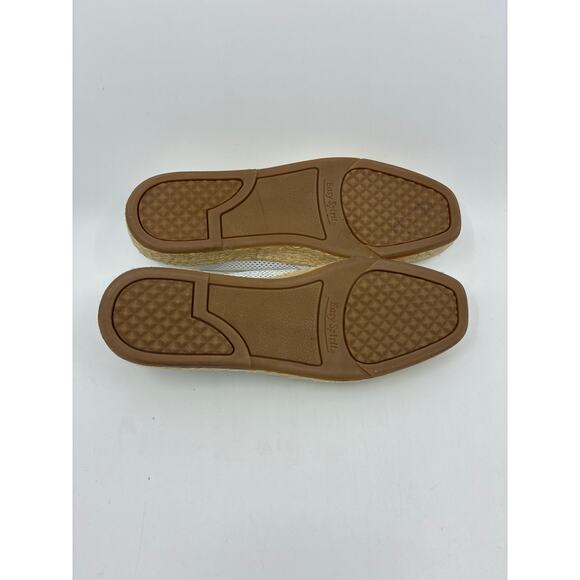 Easy Spirit Anti Gravity White Canvas Lace-Up Espadrille Square Toe Sneaker 7M - Picture 7 of 8